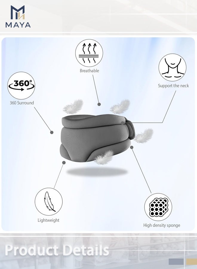 Maya Neck Brace, Cervicorrect Neck Brace, Neck Brace Cervical Collar Support Neck for Sleeping, Soft Foam Neck Support Relieves Pain & Pressure in Spine for Women and Men - Image 4