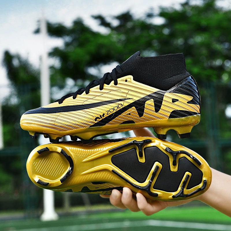 Putian Thorn 15 Football Shoes High-Top Men And Women Broken Nails Spike Students Children Boys Artificial Turf Sneaker - Image 3