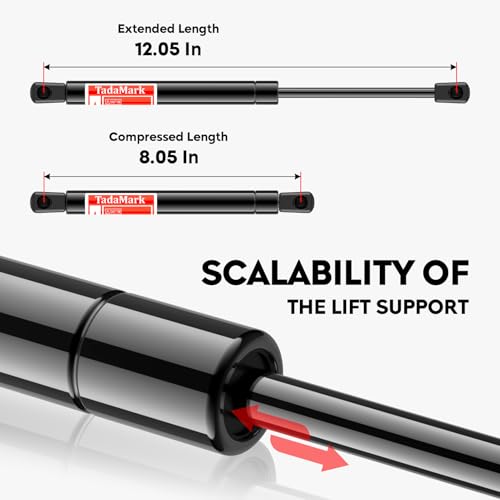 TadaMark Rear Hatch Trunk Lift Support Liftgate Struts Gas Shock Spring for Cadillac CTS 20082014 Sedan 6250 SG430086 2 Pcs - Image 3