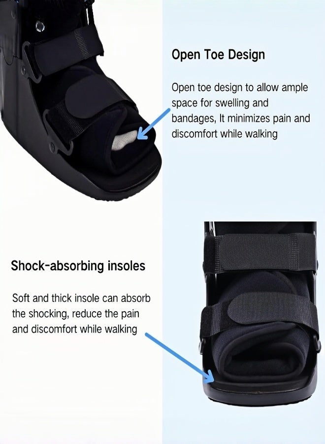 Air Walker Boot Short Fracture Boot for Sprained Ankle and Achilles Tendonitis Inflatable Orthopedic Walking Boot for Broken Foot Fracture Recovery - Image 5