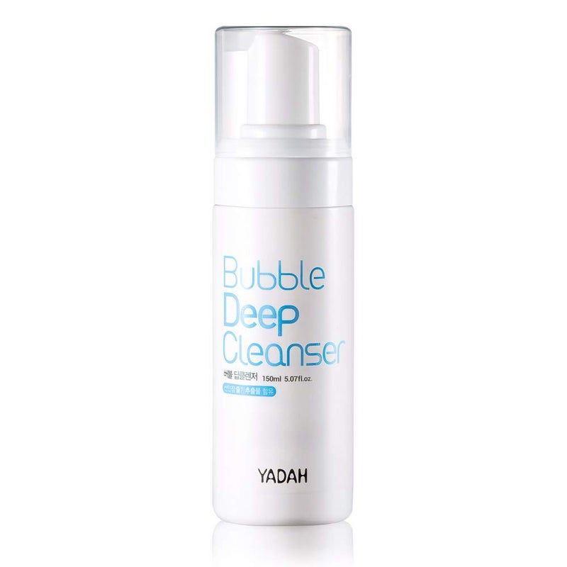 YADAH Bubble Deep Cleanser 507fl oz  Vegan Foaming Cleanser Soothing Moisturizing Clear Impurities Korean Skin Care Cactus Orange Peel