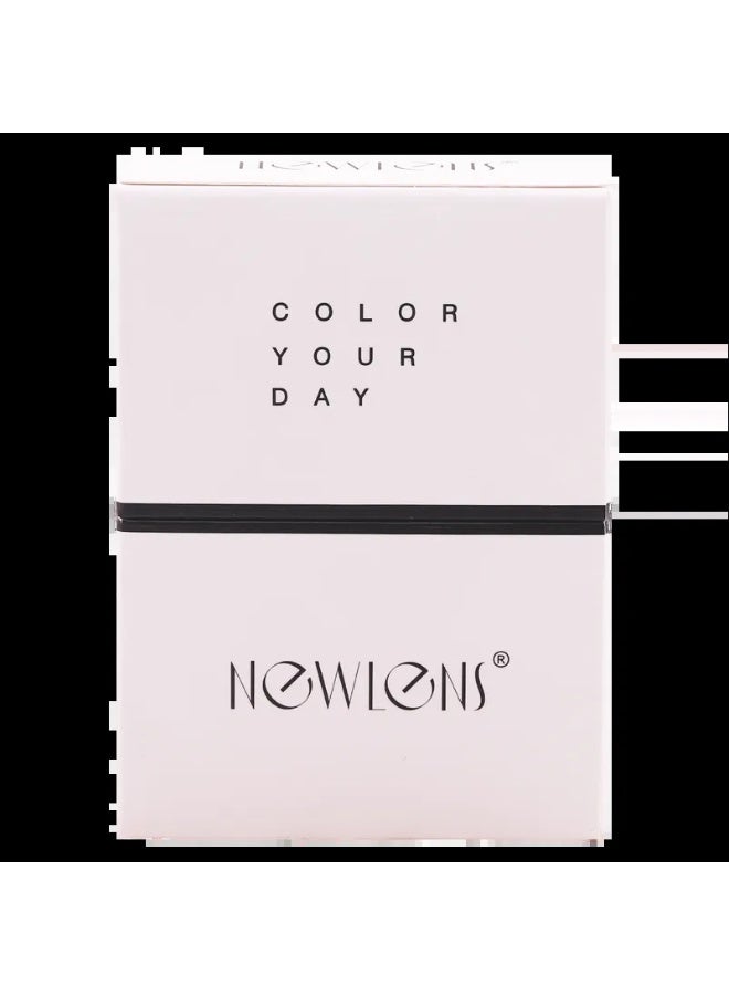 NewLens عدسات لاصقة بنية للاستخدام مرة واحدة لمدة 6 أشهر - كابوسينو - Image 4