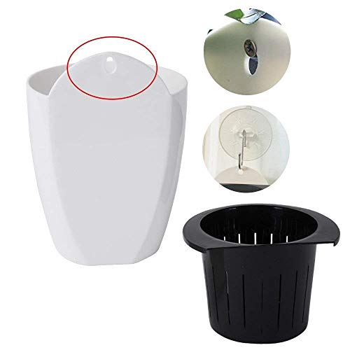 CAPPL Cotton Ropes Self Watering Hanging Planter Flower Pot (Red-White, 5 Inch X 5 Inch) - Pack of 12 - Image 5