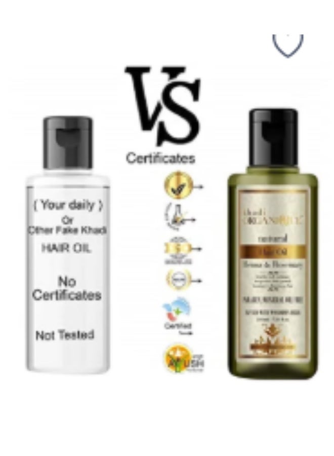 كادي أورجانيك مجموعة زيت الشعر بخلاصة الحناء وإكليل الجبل مكونة من قطعتين 420ملليلتر - Image 2