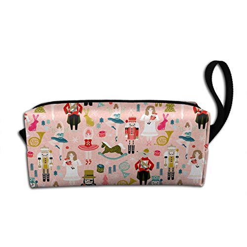 YISHOW Nutcracker Ballet Makeup Bag Travel Cosmetic Toiletry Organizer Bag For Women - Image 1