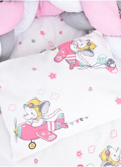 FUN MOMENT 7-Piece Baby Cot Bedspread With Snail Partitions  - Image 5