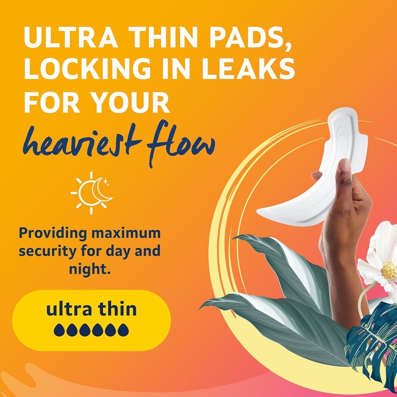 Lil-Lets Extra Protection Ultra Thin Pads with Wings for Extremely Heavy Flow - 10 Count - Image 3