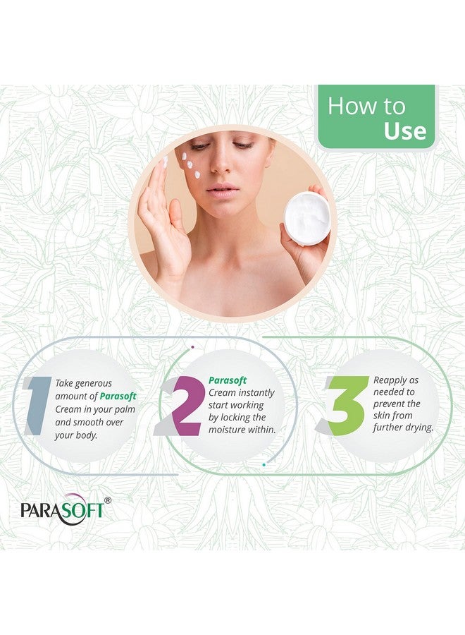 Parasoft Cream-Intense Moisturizer, Nourishing Cold Cream & Winter Cream for Dry & Dehydrated Skin with Goodness of Aloe vera for both Men & Women - 500GM(Pack of 3) - Image 4
