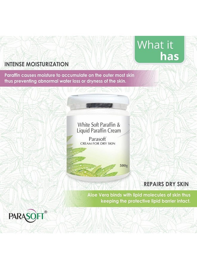 Parasoft Cream-Intense Moisturizer, Nourishing Cold Cream & Winter Cream for Dry & Dehydrated Skin with Goodness of Aloe vera for both Men & Women - 500GM(Pack of 3) - Image 1