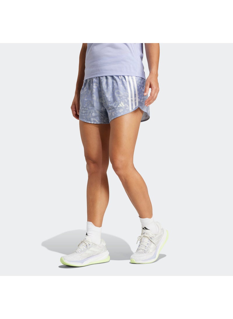 Adidas Own The Run 3 Stripes Shorts  - Image 1