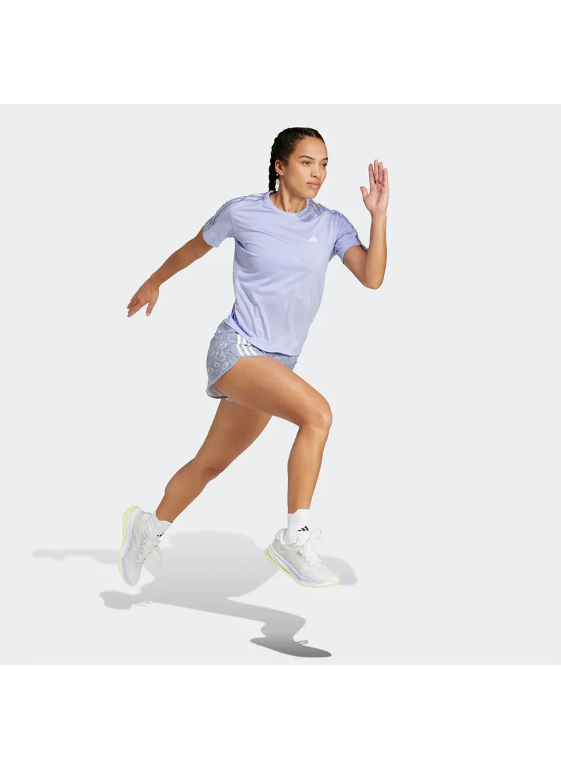 Adidas Own The Run 3 Stripes Shorts
