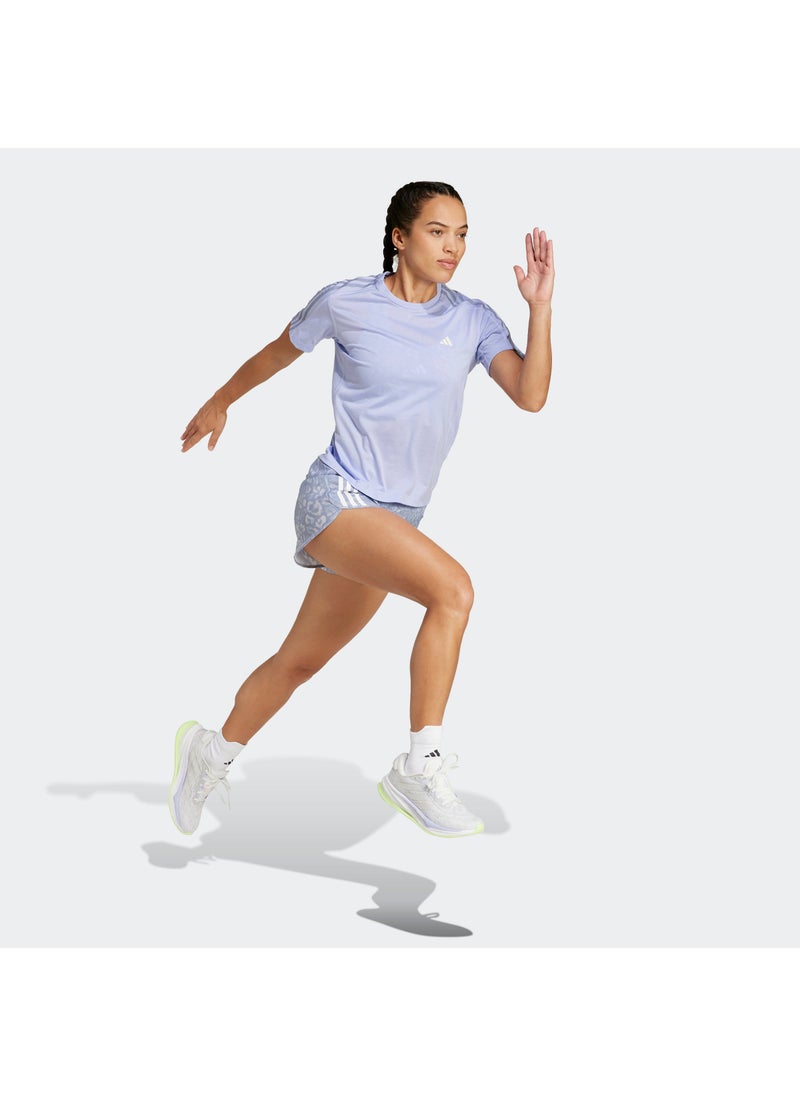 Adidas Own The Run 3 Stripes Shorts  - Image 3