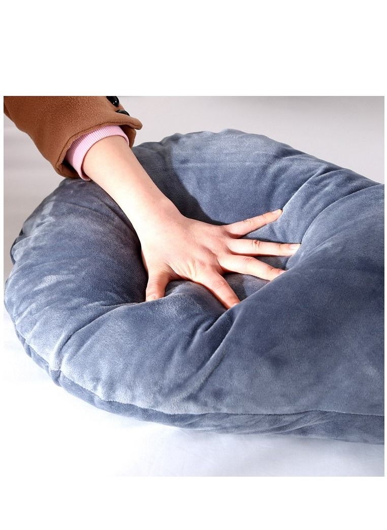 molody U Shaped Nursing And Maternity Pillow With Removable Velvet Cover  - Image 3