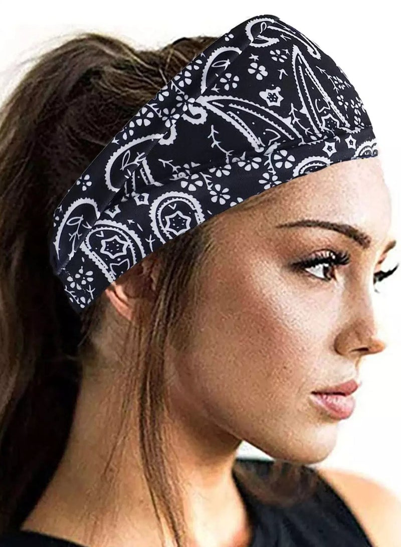 Generic Paisley Print Sports Headband  - Image 2