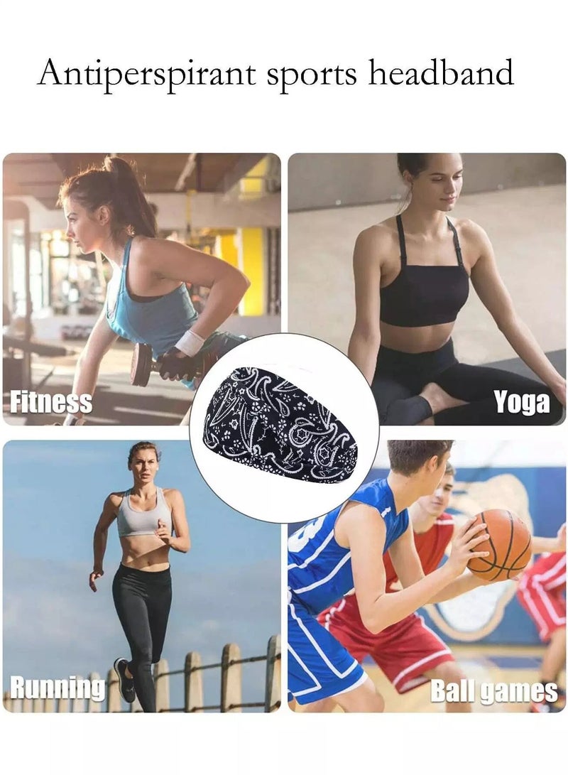 Generic Paisley Print Sports Headband  - Image 4