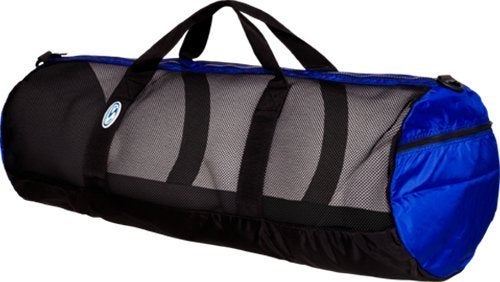 Stahlsac by Bare 36" Mesh Duffel Bag (Black/Blue) - Image 5