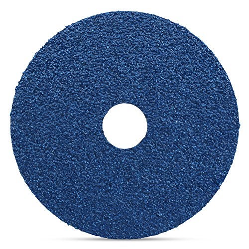 BHA Zirconia Resin Fiber Sanding and Grinding Discs, 4.5” x 7/8”, 24 Grit - 25 Pack - Image 2