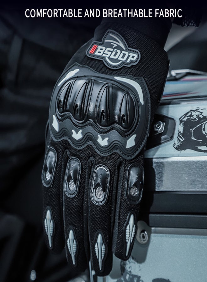 BSDDP Motorcycle Riding Gloves Rider Anti-slip Anti-drop Four-season Universal Outdoor Breathable Touch Screen Gloves - Image 5