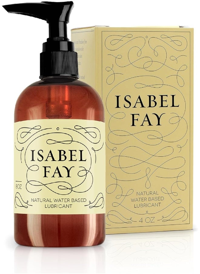 Isabel Fay - No Parabens No Glycerin Natural Personal Lubricant For Sensitive Skin Personal Lube For Women And Men 8Oz - Image 1
