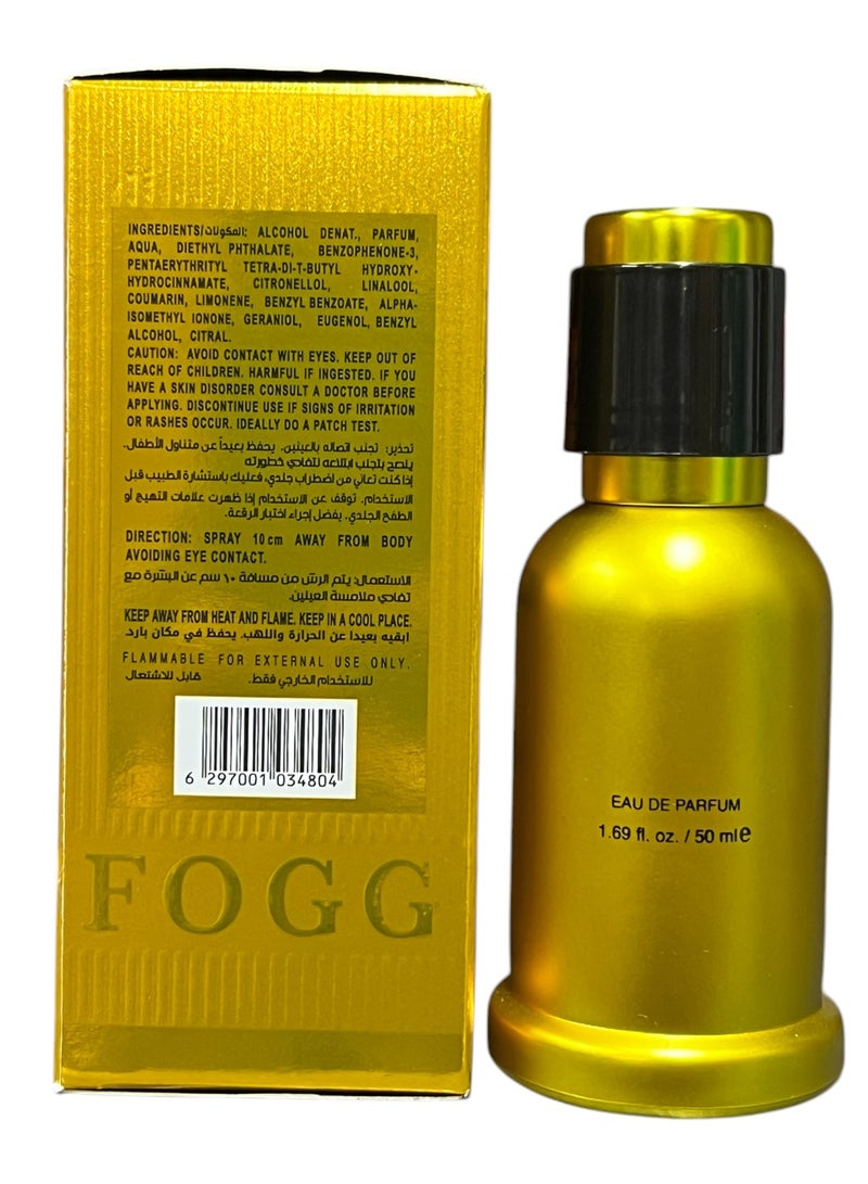 فوج عطر انتينس عود او دي بارفان للرجال 50 مل - Image 2