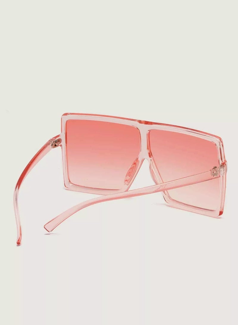 Generic Flat Top Shield Sunglasses - Image 3