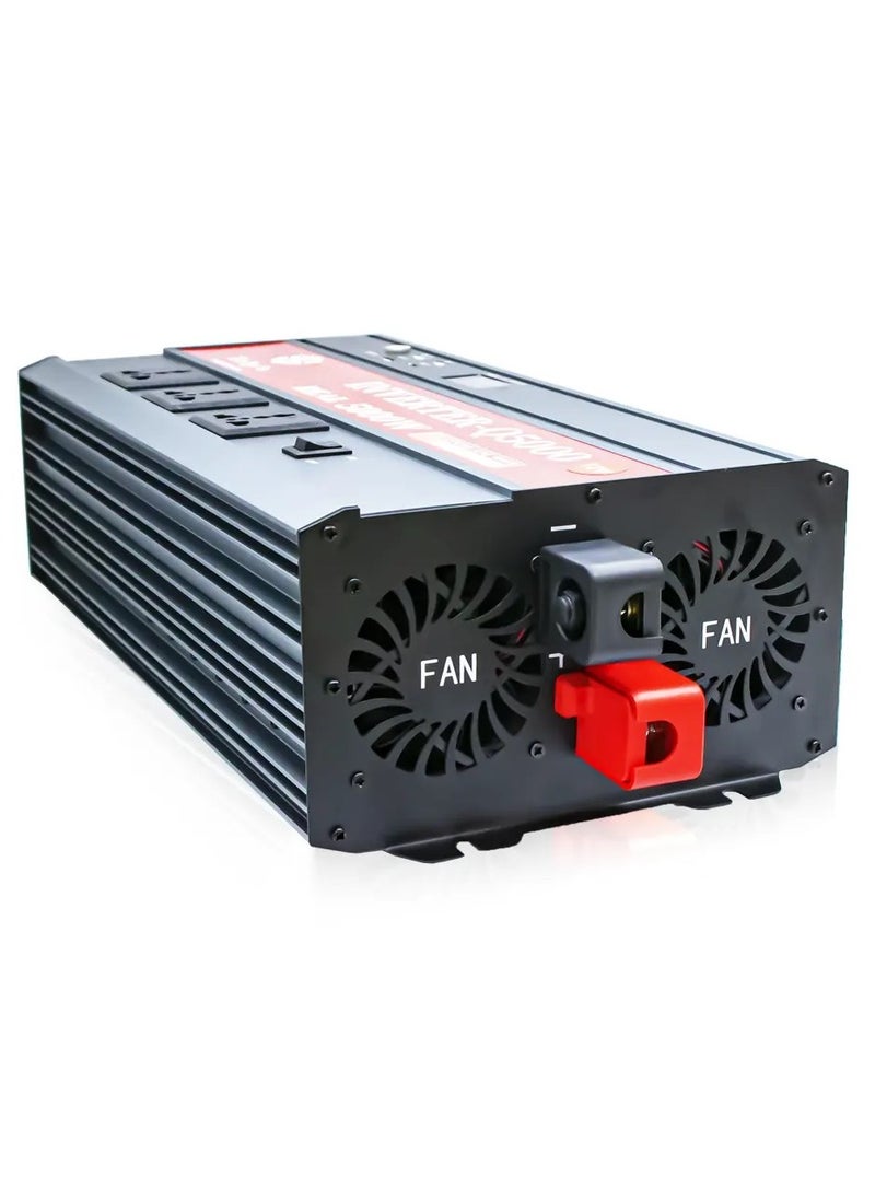 Toby's - Toby’s New 2000W Car Power Inverter 12V to 220V Ac Power Converter Front LED Display Pure Sine Wave Inverter For Laptop Tablet Solar System Camping - Image 1