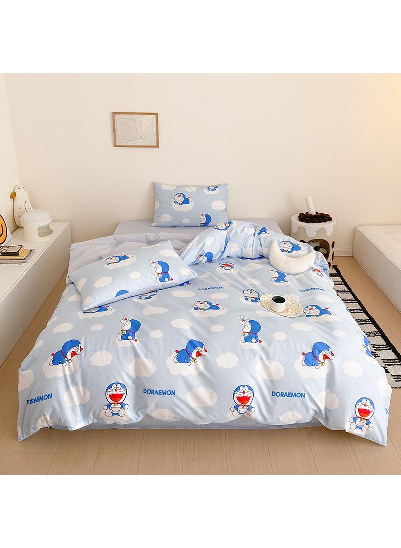 الأزرق جي دبليو دولا حلم القطن الراحة مجموعة غطاء السرير مجموعة هدايا عيد ميلاد - Image 1