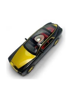 Swift 1:24 Rolls-Royce Sweptail Toy Car Alloy Diecast Collectible Model Car for Kids Gift, Pull Back Toy Car with Sound and Light, Classic Double Door, Car Logo Can be Folded,  Black/Gold  - Image 3