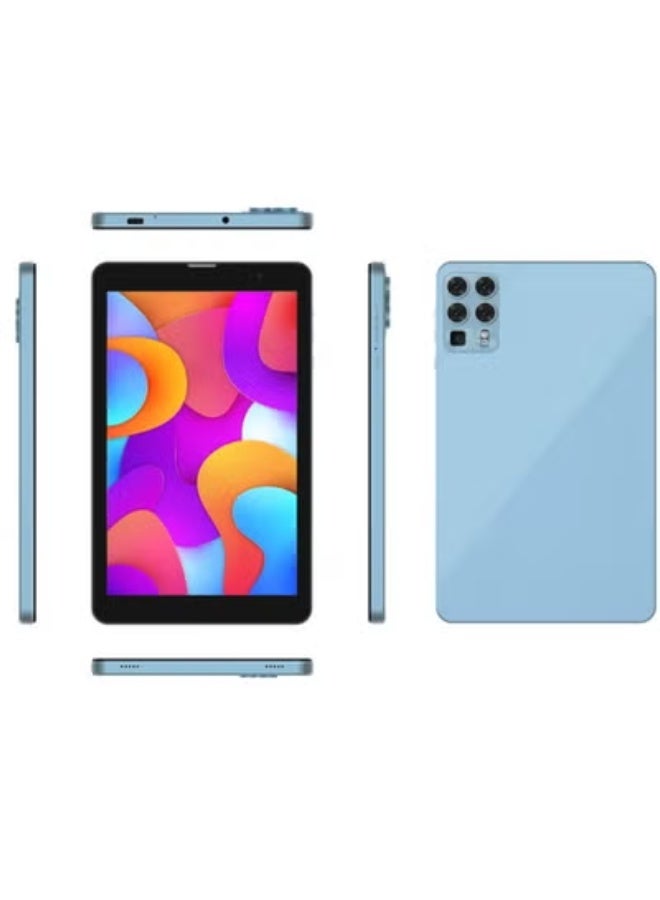 TIGER Tab K7 7-Inch Android Tablet | 5G Connectivity & Single SIM Support | 8GB RAM & 256GB Storage | Compact, Lightweight Learning and Entertainment Tablet | International Version | Blue Color – Fast, Reliable, and Portable Device for Kids and Adults - Image 2