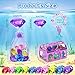 VGOFUN Diving Gems Pool Toys10 Pcs Colorful Diamond with Treasure Chest Pirate Box Kids Swim Toys Acrylic Underwater Gemstone for Boys Girls Bath Toys Swimming Training Gift Water Pool Games - Image 4