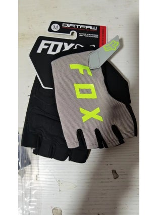 Generic LOHAS FOX Cycling Half-Finger Gloves Lightweight Breathable Creamy-white 