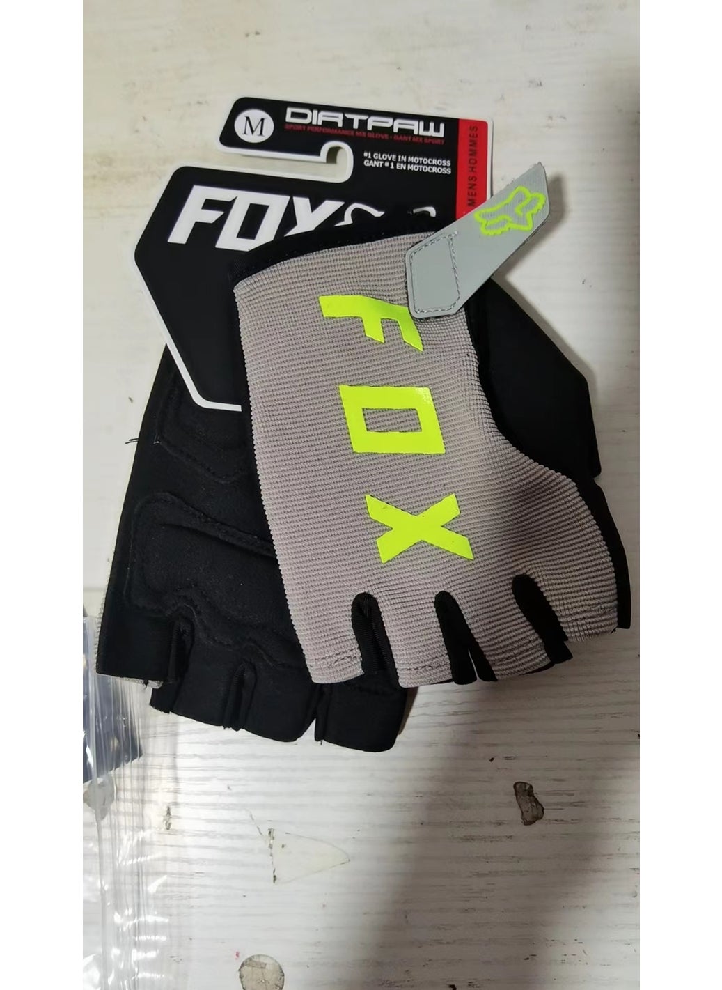 Generic - LOHAS FOX Cycling Half-Finger Gloves Lightweight Breathable Creamy-white - Image 1