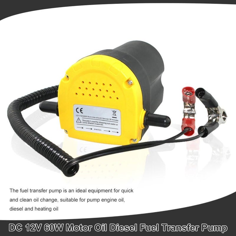 Oil Pump, Car Engine Oil Pump, 12V Electric Auto Oil Fluid Sump Extractor Scavenge Exchange Fuel Transfer Suction Pump - Image 3