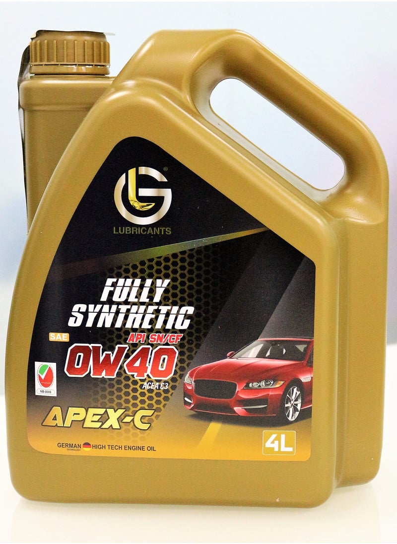Good Luck Lubricants - 0W40 SN CF FULLY SYNTHETIC   4L - Image 1
