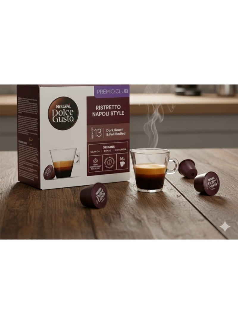 Dolce Gusto Nescafé  Ristretto Napoli Style Capsules – Intensity 13 Dark Roast - Image 4