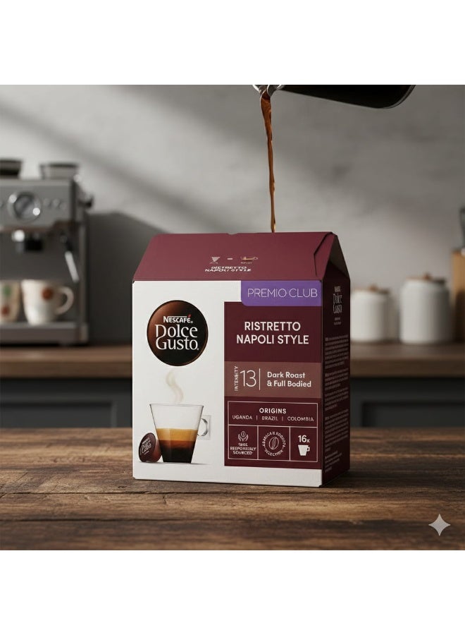 Dolce Gusto Nescafé  Ristretto Napoli Style Capsules – Intensity 13 Dark Roast - Image 2