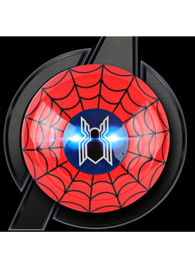 Generic Halloween Children's Luminous Mask Spider-Man Captain America Iron Man Hulk Batman Shield Sound And Light Sword-Color:(Steel) Launch Gloves  - Image 4