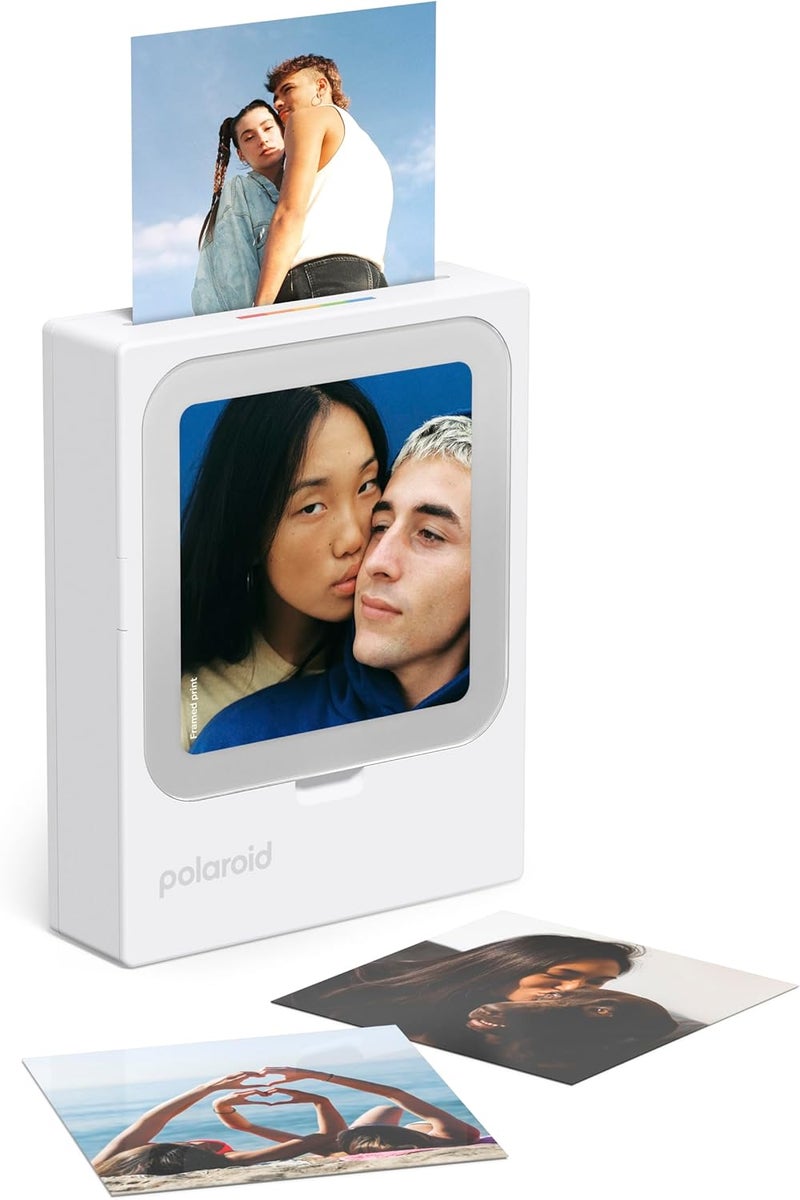 Polaroid Hi-Print Bundle | 3x3-inch Bluetooth Pocket Photo Printer + 60pcs Photo Sheets, Studio Quality Square Print, Fast 50-Sec Print from Smartphones - Image 1