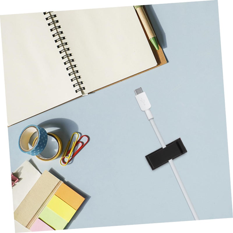 Self Adhesive Cable Clips 25Pcs Multipurpose Wire Organizer Cord Holder for Home Office Vehicle - Image 4