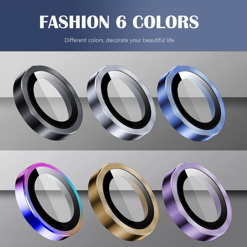 Purple Tempered Glass Lens Protectors for Samsung Galaxy S26 Ultra Plus Featuring Aluminum Edges and Installation Tray - Image 3