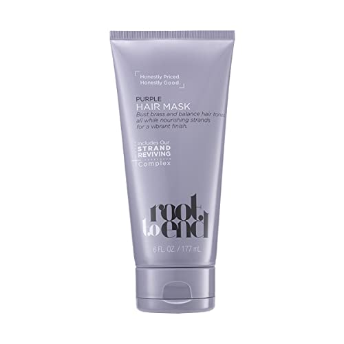 Strand Mask ROOT TO END Root Purple Hair Mask Strand Reviving 6 fl oz Cruelty Free ...