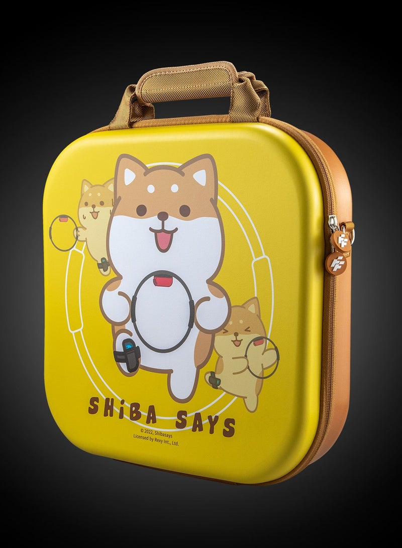 فلاشفاير حقيبة حمل متوافقة مع نينتندو سويتش، حقيبة حمل محمولة واقية لتخزين السفر مع حزام كتف لوحدة تحكم نينتندو سويتش وملحقاتها، وحدة تحكم احترافية - Image 3