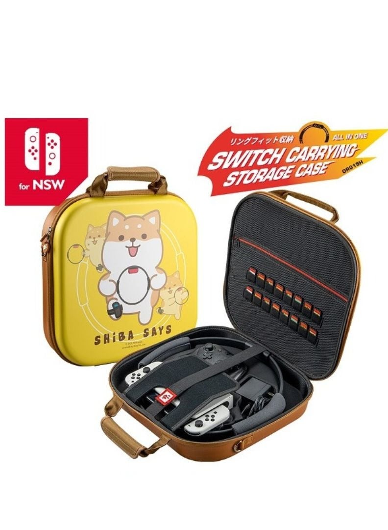 فلاشفاير حقيبة حمل متوافقة مع نينتندو سويتش، حقيبة حمل محمولة واقية لتخزين السفر مع حزام كتف لوحدة تحكم نينتندو سويتش وملحقاتها، وحدة تحكم احترافية - Image 2