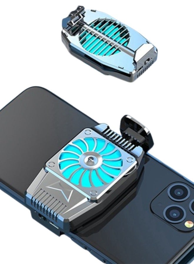 High-Performance Phone Cooler, Compact Cooling Fan for Smartphones, Quick Heat Dissipation, Ideal for Long Gaming Sessions - Image 1