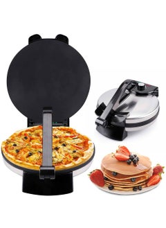 Household 5-in-1 Electric Pizza & Crepe Machine - Multi-Function Pancake, Spring Roll, Cake Stall Maker with Non-Stick Surface & Adjustable Temperature Control