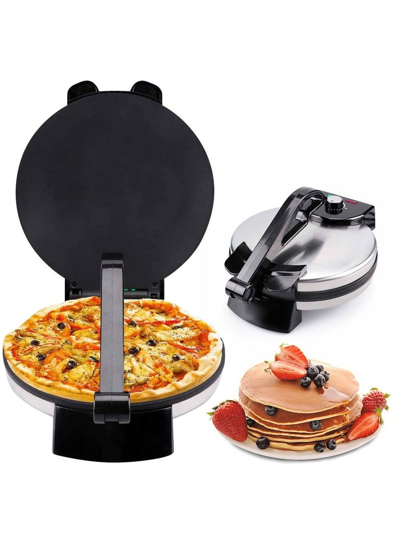 Generic - Household 5-in-1 Electric Pizza & Crepe Machine - Multi-Function Pancake, Spring Roll, Cake Stall Maker with Non-Stick Surface & Adjustable Temperature Control - Image 1