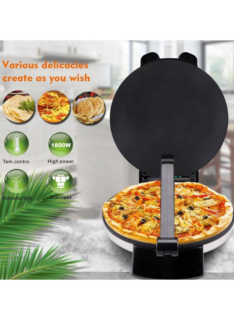 Generic - Household 5-in-1 Electric Pizza & Crepe Machine - Multi-Function Pancake, Spring Roll, Cake Stall Maker with Non-Stick Surface & Adjustable Temperature Control - Image 1