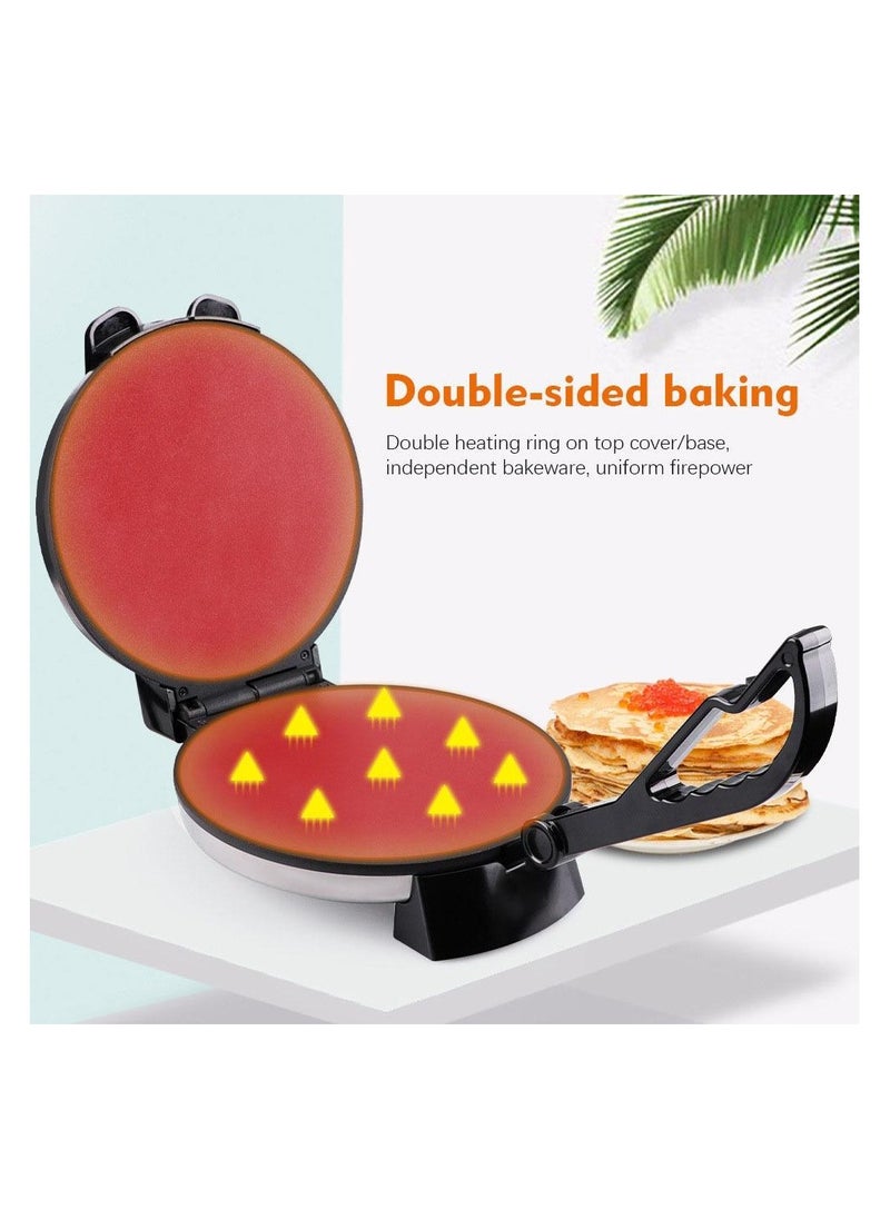 Generic - Household 5-in-1 Electric Pizza & Crepe Machine - Multi-Function Pancake, Spring Roll, Cake Stall Maker with Non-Stick Surface & Adjustable Temperature Control - Image 1