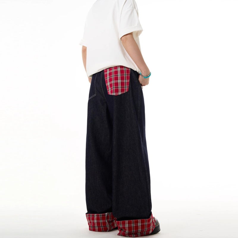 Unisex Classic Denim Jeans Loose Fit Daily Outdoor Wear - Image 5