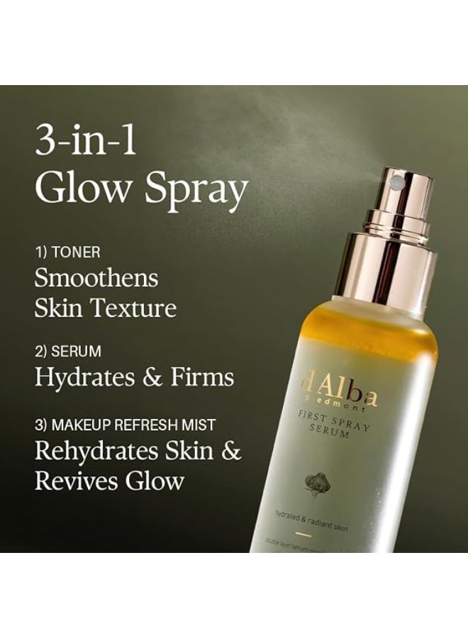 دي'ألبا D'Alba Italian White Truffle First Spray Serum, Vegan Skin Care, Light-Weight Face Moisturizer, Glow Serum For Radiant Skin, All In One Mist, Korean Skin Care (50ml) - Image 5